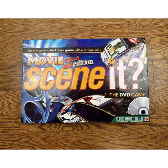 SCENE IT?‎ Board Game Movie 2nd Edition by Mattel, player pieces missing - Picture 9 of 9